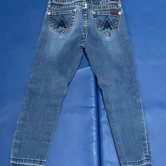 7 for all man kind skinny jeans girls size 7 - Picture 2 of 4
